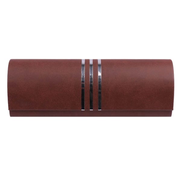 Brązowe etui okularowe na magnes STHC-96B