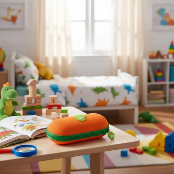 Dziecięce etui na okulary Nano Vista ET-138 orange/green