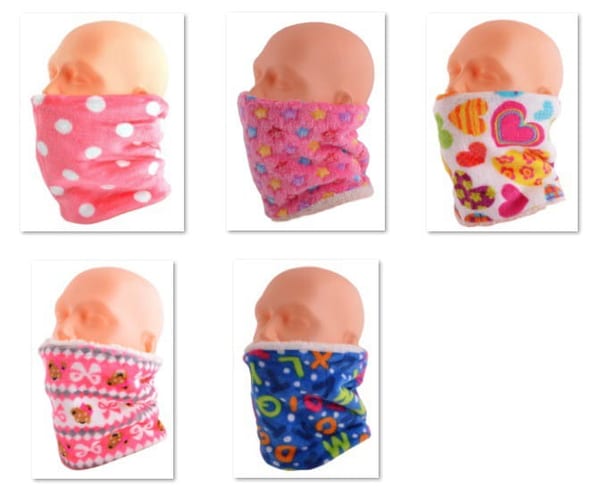 Dzieciecy Komin - Czapka - Szalik - Chusta - Kominiarka, Misie - 17