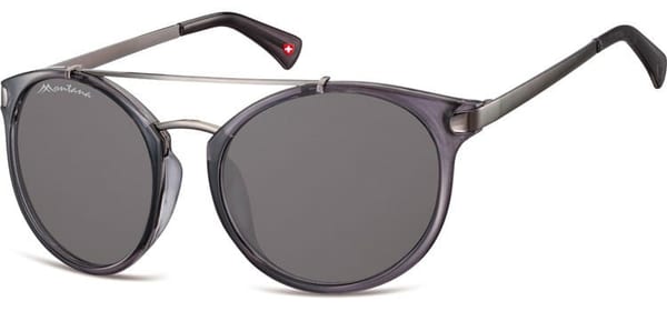 Muchy okulary przeciwsłoneczne MONTANA S18C czarne transparentne