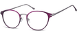 Oprawki okularowe kocie oczy damskie stalowe Sunoptic 940C bordowe