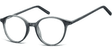Okulary oprawki zerówki korekcyjne lenonki Unisex Sunoptic AC23B ciemny szary
