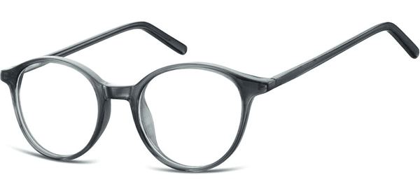 Okulary oprawki zerówki korekcyjne lenonki Unisex Sunoptic AC23B ciemny szary