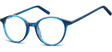Okulary oprawki zerówki korekcyjne lenonki Unisex Sunoptic AC23D ciemny niebieski