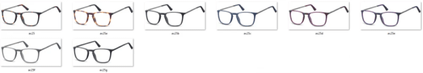 Okulary oprawki zerówki korekcyjne nerdy Unisex Sunoptic AC25E ciemnofioletowe