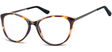 Okulary oprawki zerówki korekcyjne Kocie Unisex Sunoptic AC27A bursztynowe