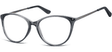 Okulary oprawki zerówki korekcyjne Kocie Unisex Sunoptic AC27F ciemnoszare