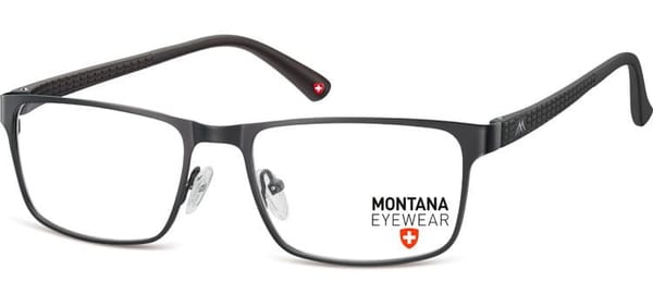 Okulary oprawki prostokątne optyczne Montana MM610 czarne