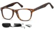 Okulary oprawki zerówki korekcyjne Nerdy Flex Sunoptic AC15A panterka