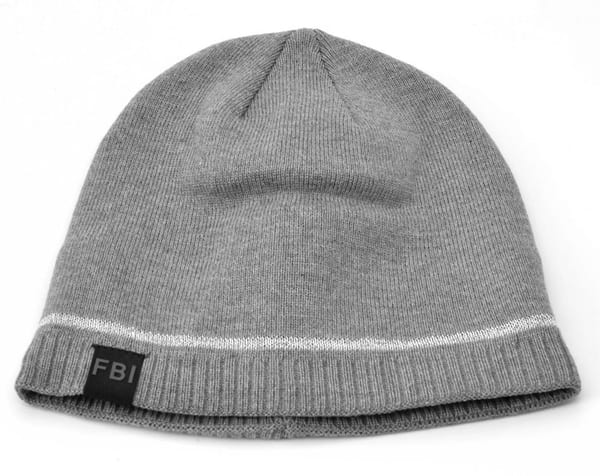 Męska Zimowa Czapka Szara z polarem - L/XL FBI ST-533