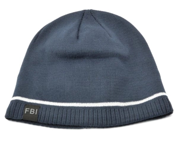 Męska Zimowa Czapka Granatowa z polarem - L/XL FBI ST-533A