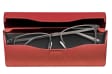 Twarde etui Futerał na okulary STHC-3C CZERWONE