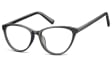 Oprawki korekcyjne okulary  Kocie Oczy zerówki Sunoptic CP127E czarne