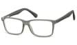 Okulary oprawki korekcyjne Nerdy zerówki Flex Sunoptic CP162A szare