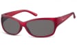 Okulary dziecięce sportowe Montana Unisex czerwone matowe 966B