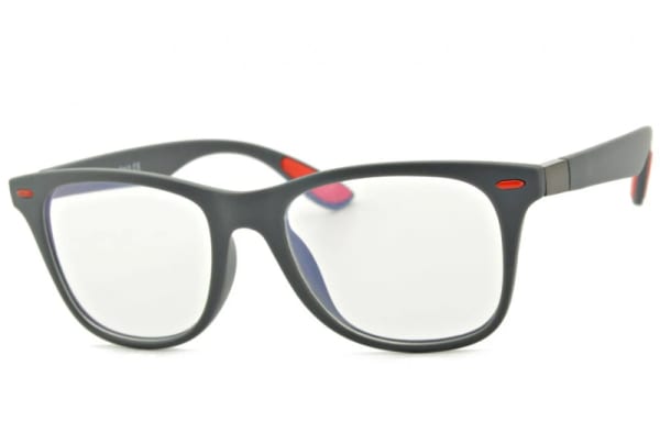 Męskie okulary Nerd z filtrem światła niebieskiego do komputera zerówki POL-BLF-790K