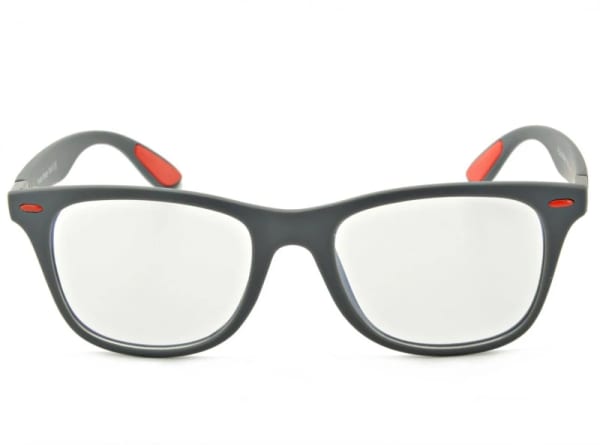 Męskie okulary Nerd z filtrem światła niebieskiego do komputera zerówki POL-BLF-790K