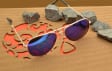 Okulary przeciwsłoneczne Lustrzane Pilotki Aviator 471-2