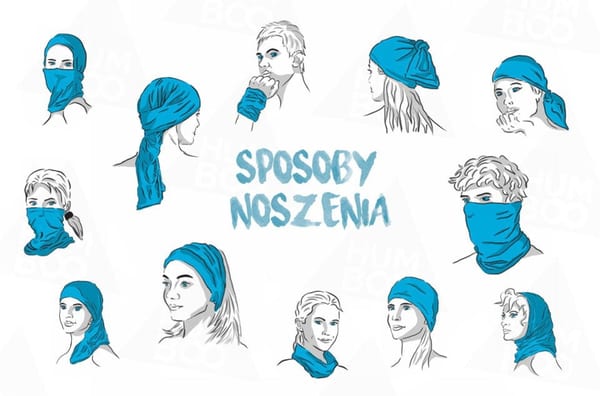 Komin Dziecięcy Szal Chusta Szalik Kominiarka Cienki Lekki- SK.08