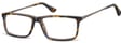 Prostokatne okulary oprawki korekcyjne Sunoptic AC48F panterkowe
