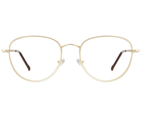 Owalne Okulary oprawki optyczne 918B złote