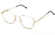 Owalne Okulary oprawki optyczne 918B złote