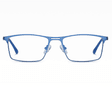 Niebieskie męskie okulary do komputera BLUE LIGHT zerówki 2553D