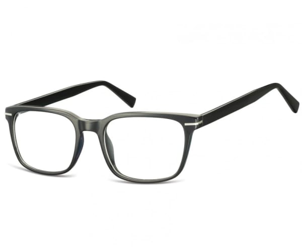 Okulary oprawki korekcyjne Nerdy zerówki Sunoptic CP119 czarne