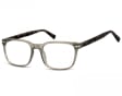 Okulary oprawki korekcyjne Nerdy zerówki Sunoptic CP119A szare transparentne