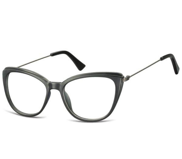 Oprawki korekcyjne okulary Kocie Oczy zerówki damskie CP121 czarne