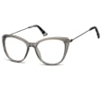 Oprawki korekcyjne okulary  Kocie Oczy zerówki damskie CP121A szare
