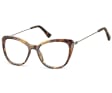Oprawki korekcyjne okulary Kocie Oczy zerówki damskie CP121D szylkret