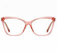 Okulary kocie do komputera damskie z filtrem BLUE Light zerówki 2552E