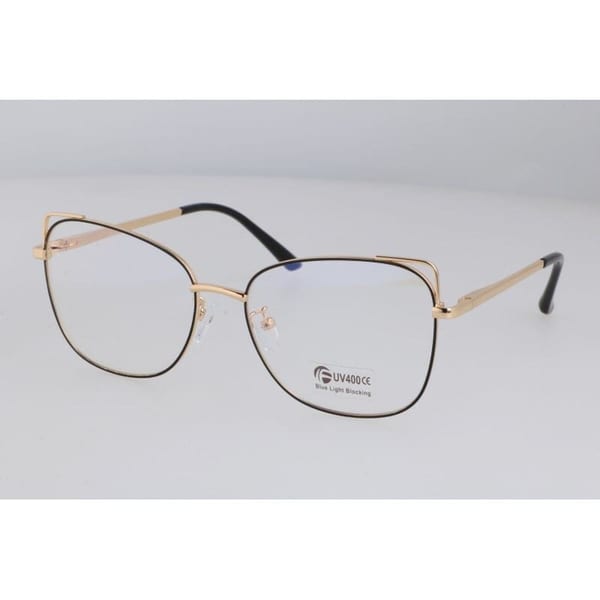 Okulary kocie do komputera damskie z filtrem BLUE Light zerówki 2573