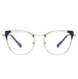 Okulary kocie do komputera damskie z filtrem BLUE Light zerówki 2565-1