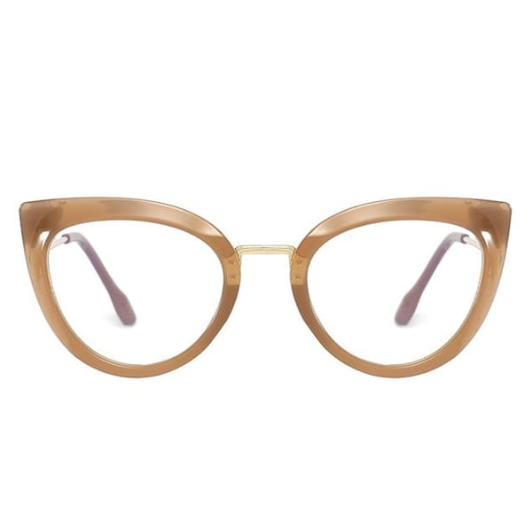 Okulary kocie do komputera damskie z filtrem BLUE Light zerówki 2570-1