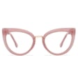 Okulary kocie do komputera damskie z filtrem BLUE Light zerówki 2570-3