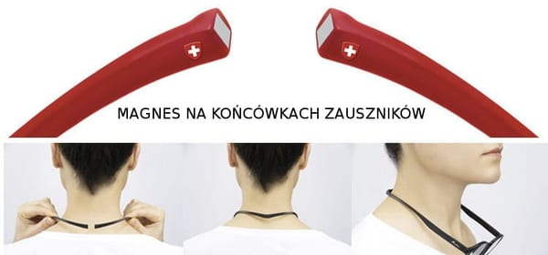 Okulary Na MAGNES do Czytania PLUSY Damskie Męskie MR60D moc: +1,5