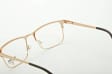 Złote oprawki okulary optyczne korekcyjne Montana MM604D