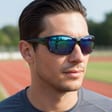 Męskie sportowe okulary lustrzane przeciwsłoneczne z polaryzacją SPD122LD