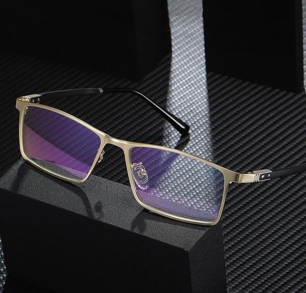 Męskie okulary do komputera BLUE LIGHT zerówki 25119