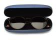 ZESTAW 8 PRODUKTÓW - 4x Etui na okulary granatowe + 4x Ściereczka z mikrofibry