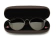 ZESTAW 8 PRODUKTÓW - 4x Etui na okulary brązowe + 4x Ściereczka z mikrofibry