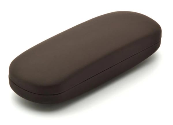 ZESTAW 8 PRODUKTÓW - 4x Etui na okulary brązowe + 4x Ściereczka z mikrofibry