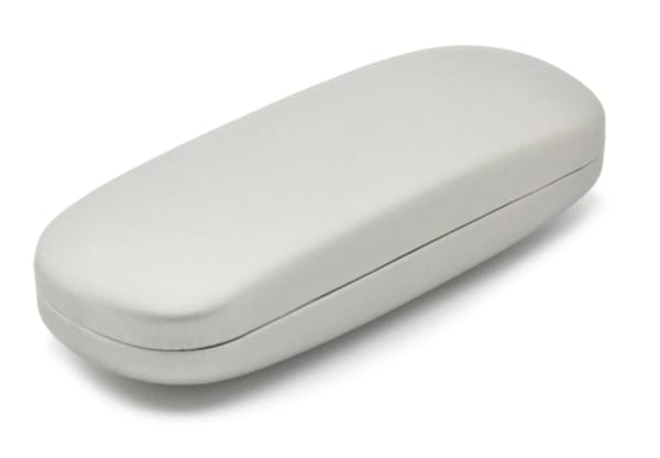 ZESTAW 8 PRODUKTÓW - 4x Etui na okulary srebrne + 4x Ściereczka z mikrofibry