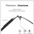 Ultralekkie tytanowe okulary zerówki z filtrem Blue Light do komputera Brązowe TN825A