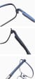 Metalowe okulary zerówki z filtrem Blue Light do komputera 25154C Czarny/Srebrny + akcesoria