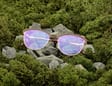 Damskie kocie okulary zerówki z antyrefleksem ST317A moc: 0.00 złoty/bordo