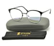 Damskie kocie okulary zerówki z antyrefleksem ST318A moc: 0.00 czarne
