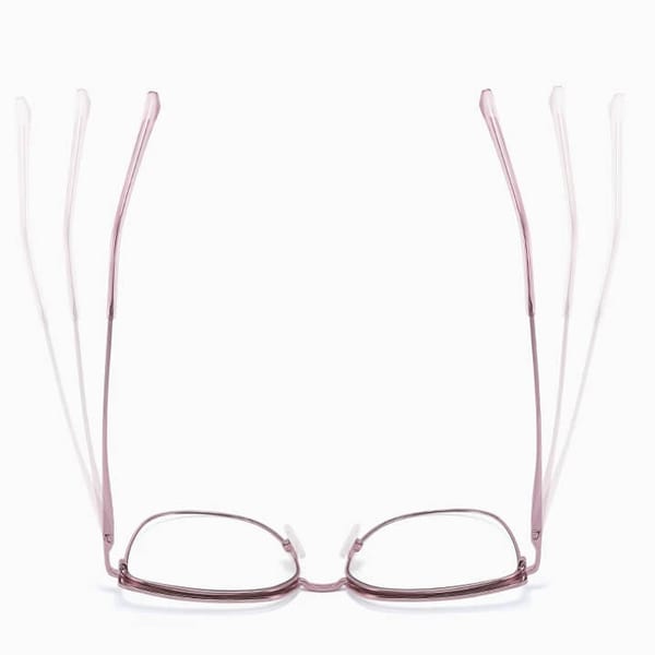 Damskie okulary kocie zerówki do komputera BLUE LIGHT z fleksami 25153E Niebieski